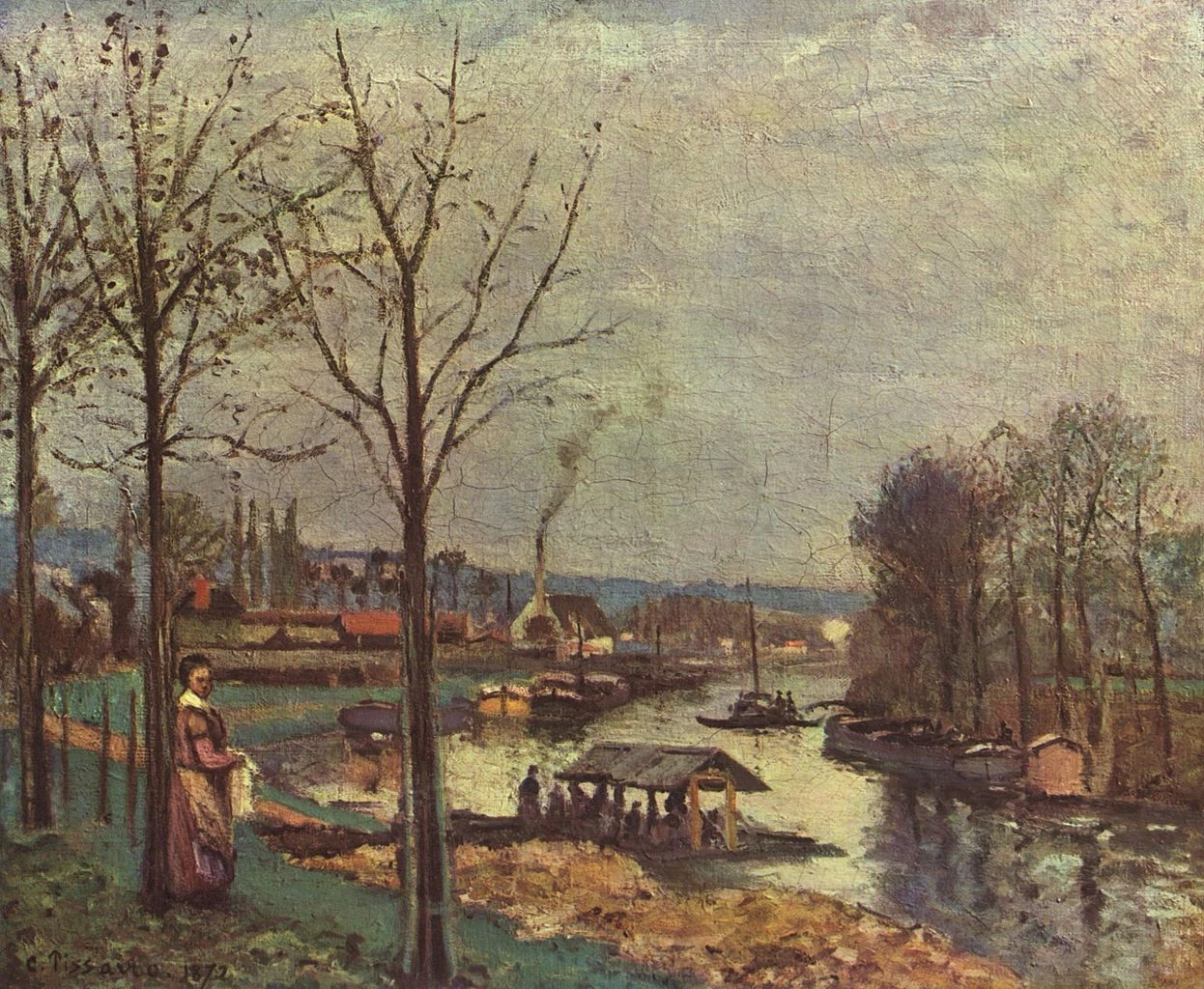 La Senna a Port - Marly, il lavatoio, Museo d'Orsay, Parigi